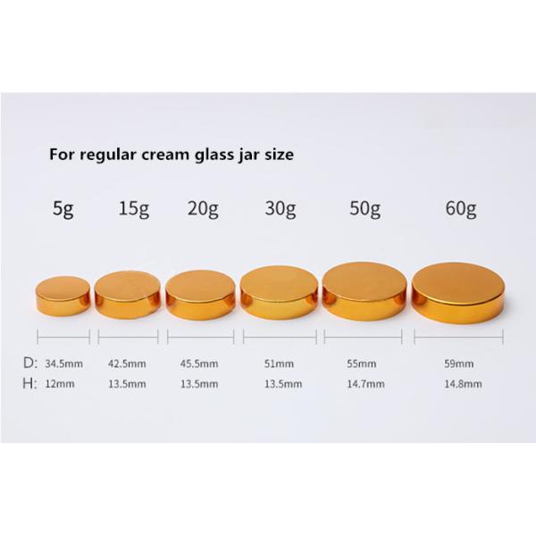 Dome Custom Plastic Caps Screw Cosmetic Cream Jar Cap 53mmx14mm