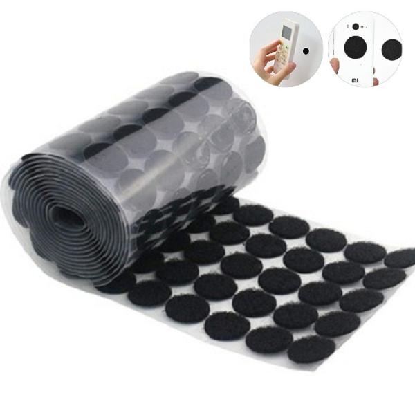 Custom Shape Acrylic Glue Hook And Loop Dots With Anti Sticking Paper
