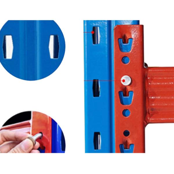 Heavy Duty Q235B Q355B Steel Selective Pallet Racking System with 2-6 Levels and Powder Coated Finish