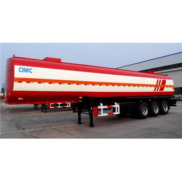 Mechanical Tri Axle 33000L 100T Oil Fuel Tanker Trailer