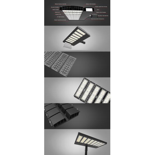 600W Tennis Court Lighting / IP66 IP67 Qualified Stadium High Mast flood ETL DLC