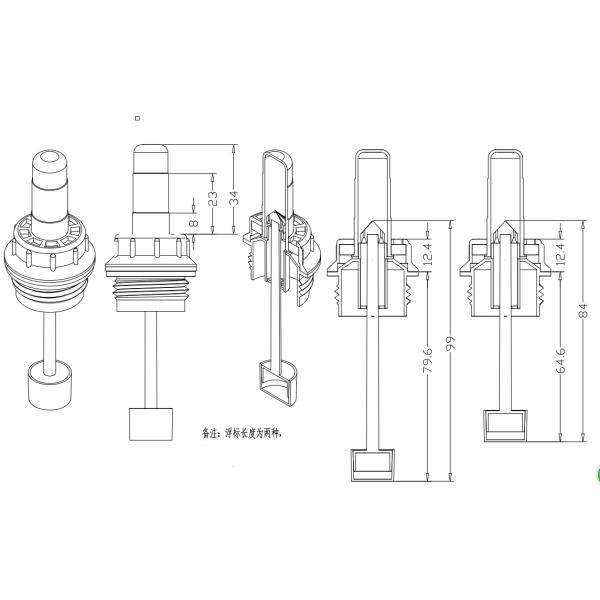 OEM Golf Cart Battery Vent Plug Long Life Environmentally Friendly LK-CAP-G1