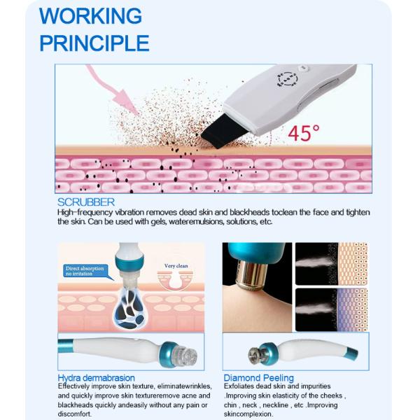 Fábrica de hidrofacial Dermabration agua de chorro de oxígeno Aqua peeling cuidado de la piel Hydra máquina