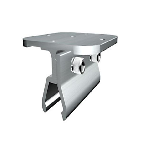 Aluminum 6005 Photovoltaic Mounting Solar Panel Mid End Clamps