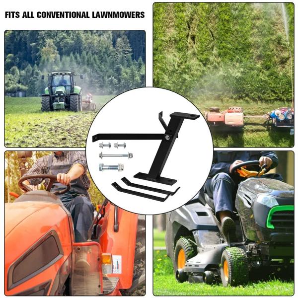 Конструкция логотипа на заказ Стальная газонокосилка прицеп буксирующий прицеп для Cub Cadet Pro Hi Hitch