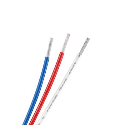o  de alta temperatura do fio de 200C 8awg UL1199 PTFE isolou o fio