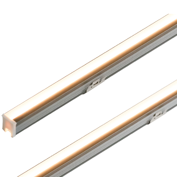 45° Angled/Slanted Recessed LED Strip Lights Custom Length High CRI >90 12/24V Aluminum Profile