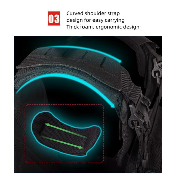 FG Camouflage Combat Military Tactical Plate Carrier Vest Tear Resistant