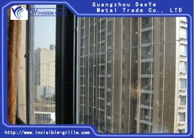 Anti Corrosion Invisible Safety Grill Providing Clear External View