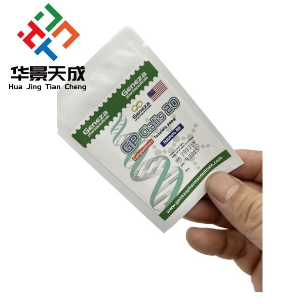 Anavar Oxandrolone 50 Tablets Pill BAGS Label Hologram Printing Waterproof Pharmaceutical Usage