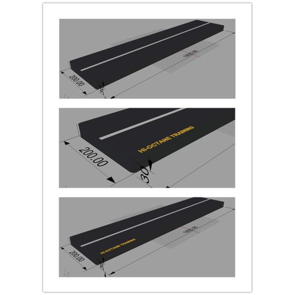 Waterproof 0.6mm / 0.9mm PVC Inflatable Air Tumble Track For Cheerleaders