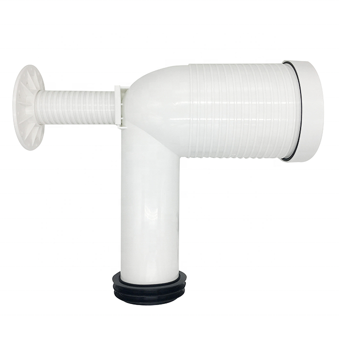 Plastic Drain Pipe For Toilet WC Connector Short Connection To Toilet Pan Connector P To S Pan Conversion