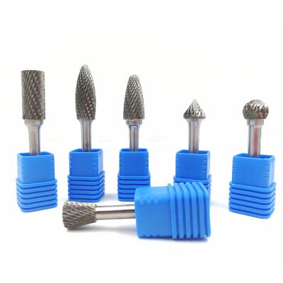 Extremely Hard Aluminum Cut Carbide Burrs / Aluminium Die Grinder Bit
