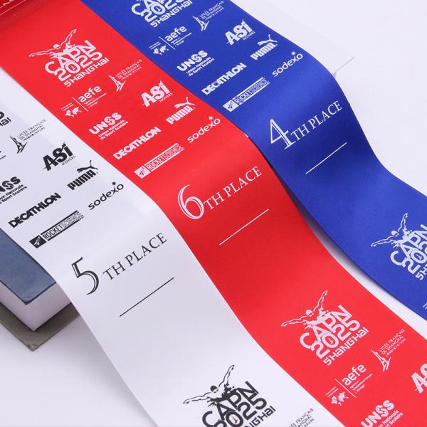 Custom Luxury Wide Satin Ribbon With Logo Printing For Gift Wrapping Packaging & Events
