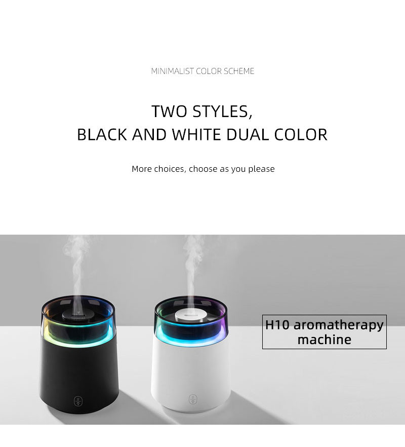 Manufacturer New Produce 150ml Colorful Lights Hotels Home Essential Aroma Oil Diffuser COOL Mist Humidifier