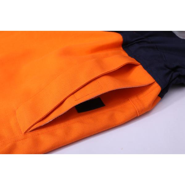 FR Anti Statics Arc Flash Resistant Work Overall Resistant To 50 Times Industrial Laundry