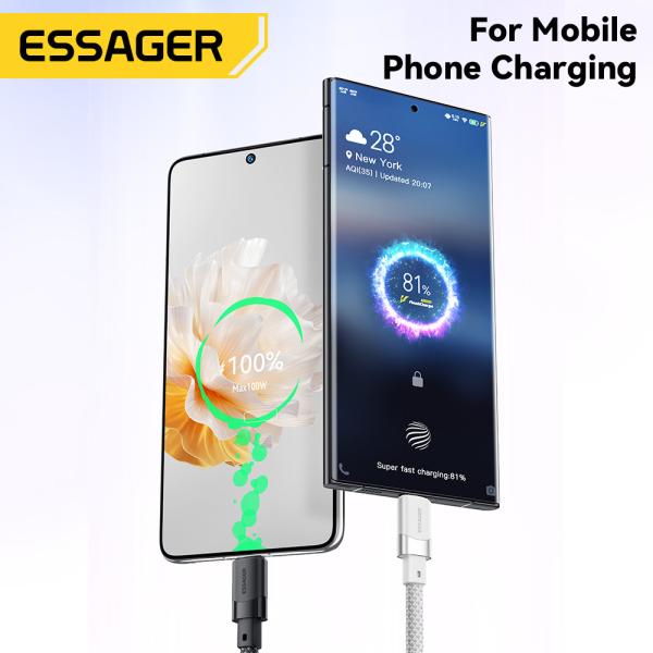 USB C To USB C Magnetic Cables 100W 1m 480Mbps ES-X53 Series