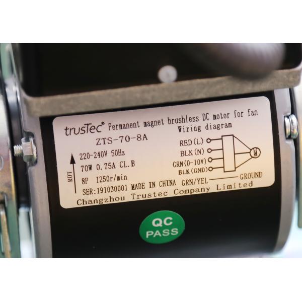 300 - 1500 RPM 120 W BLDC Motor com motor de sopro Tamanhos padrão do quadro