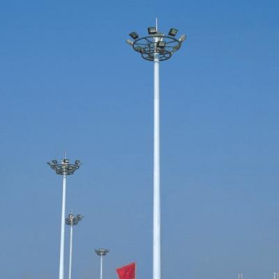 Wall Mounting Galvanized Metal Pole Round Or Square Construction