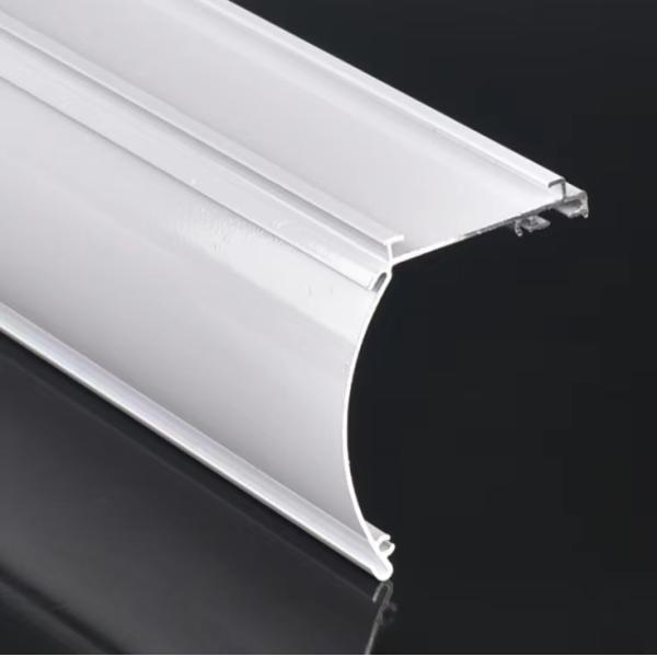 Aluminum Alloy 6063 Blind Top Head Rail Cover Aluminum Powder Coated
