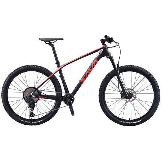 Certificado interno do CE do cabo DEORE M6100 12S da bicicleta vermelha preta do carbono MTB