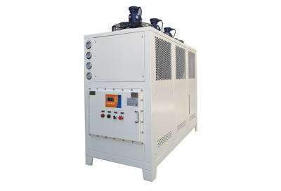 Commercial 10 Ton Air Cooled Chiller Wind Cooled R410a Refrigerant With Anti Freeze Protection