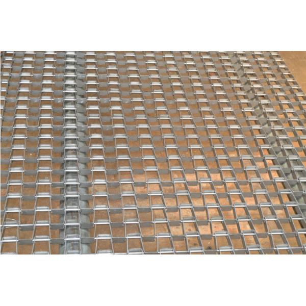 Квадратной ячеистая сеть формы гибкой сплетенная конвейерной лентой гальванизированная листом сваренная