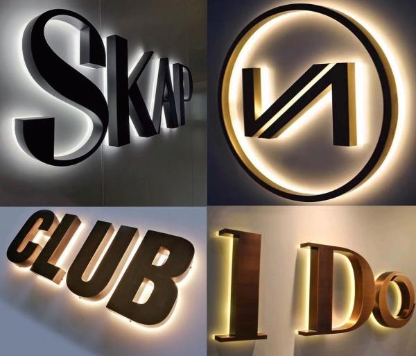 Customized Outdoor Street Address Sign with Copper Etched Stainless Steel and Acrylic