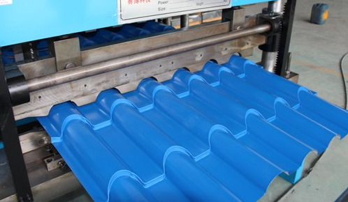 Rolo de aço de aço galvanizado da telha que forma a espessura da máquina 0.4-0.6mm