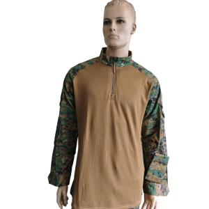 Top de entrenamiento de camuflaje estilo militar, transpirable, ropa de camuflaje para entrenamiento