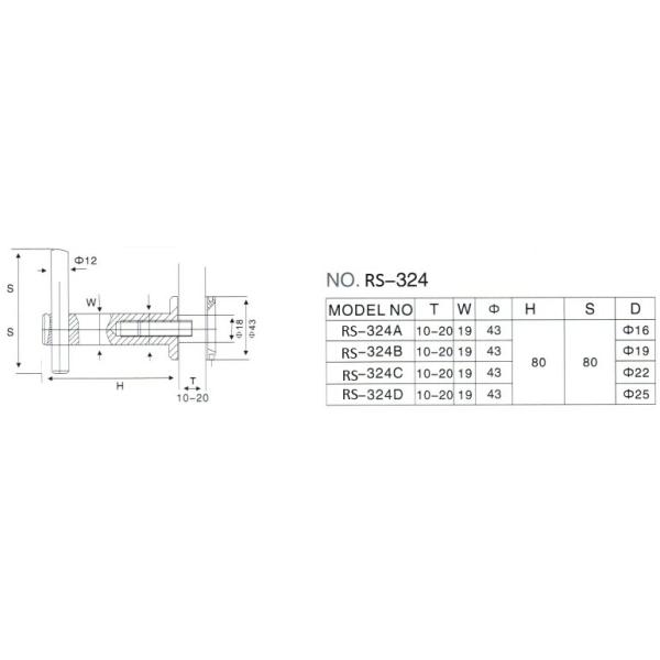 Stainless steel Handrail bracket glass to rail connector, material SS304, finishing satin