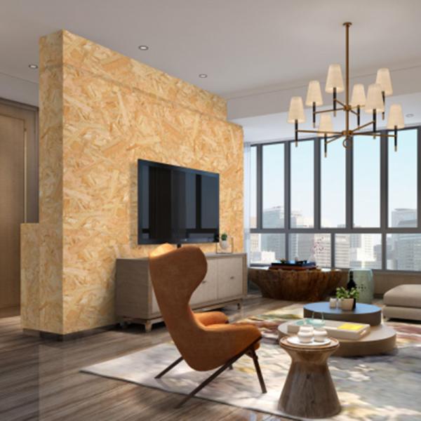 Wood Panels Oriented Strand Board 6-25mm For Flooring / Ceiling / Wall / Kitchen Use
