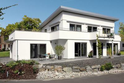 Casas pré-fabricadas com estrutura de aço leve AS/NZS, estrutura de aço de alto isolamento Vila moderna pré-fabricada