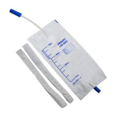 Women Men Children Catheter Collection Bag Medical 2000ml Disposable  With T Valve