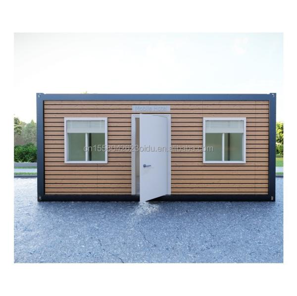 20ft Prefabricated Wooden House Steel Frame Tiny Home for Forest Residential Container Mobile Prefabricated Houses Sale