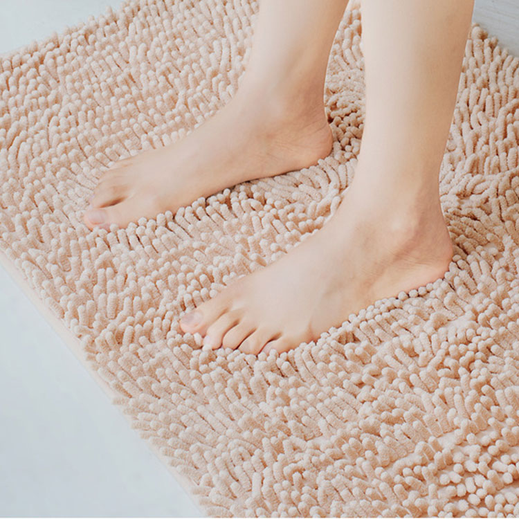 Не форма циновки ванны синеля выскальзывания Washable прямоугольная