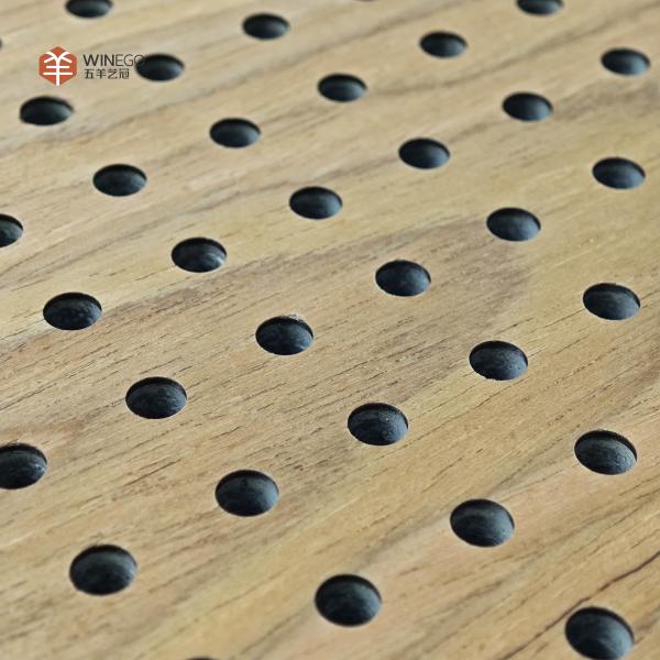 High Fire-Resistant Perforated Acoustic Panel Safe for Public Spaces Wall and Ceiling