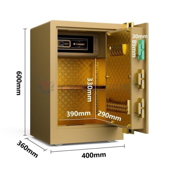 Cerraduras patentadas caja fuerte de lujo Cerradura de huellas dactilares YB/RS