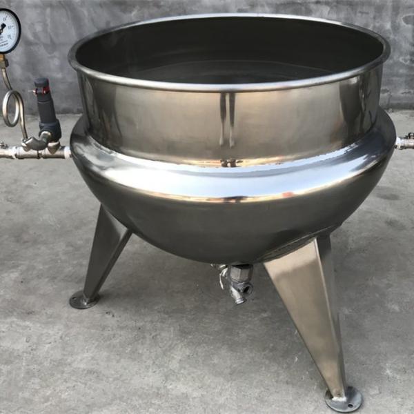 500 Liter Automatic Industrial Tilting Gas Steam Electric Heating Jacketed Mixing Kettle with Mixer
