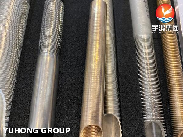 B111 C71640 Copper Nickel Alloy 70/30 Enhanced Heat Transfer Condenser Tube