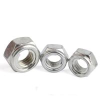 Nozes Inserto metálico DIN980 M8 M10 M12 M16 aço inoxidável Hex Lock Nut ASTM parafusos e nozes