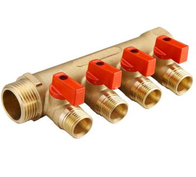 Rexroth 4 Way 10 Solenoid Pex Pipe Manifold System Brass Water Distributor Manifold