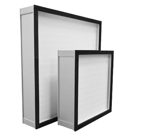 H14 Efficiency 0.3 Micron Mini Pleat Air Filter with Aluminum Alloy Frame for HVAC Systems