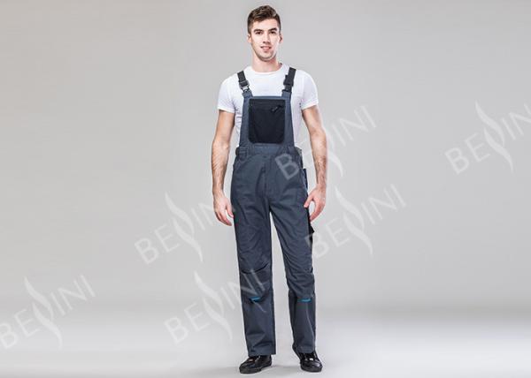 Breathable Heavy Duty Bib Overalls , Mens Work Bibs For Adults Anti UV