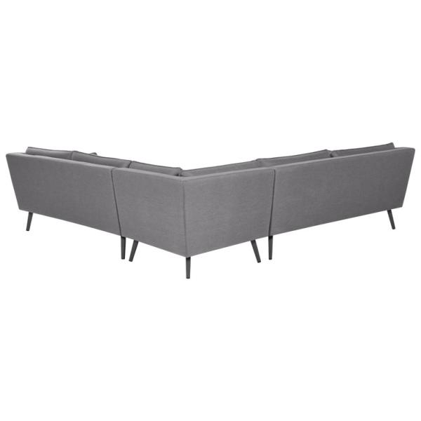 Modern Design Style Grey Cushion All Weather Fabric Sofa Set Furniture for Villa Garden
