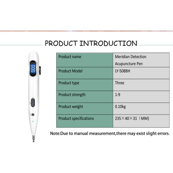 Electric Meridian Energy Acupuncture Point Find Detector for Personal Health Care Therapy Massage Pen Device Electric