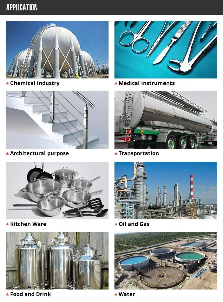 SS304 Cold Rolled 316 Stainless Steel Plate Sheet 2B BA No.4 6k 8k Mirror No.1