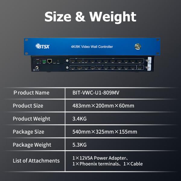 CE ROHS FCC SGS HDMI2.0/HDCP1.4 HDMI Matrix Switcher with Gigabit Ethernet Interface HDMI2.0/HDCP1.4