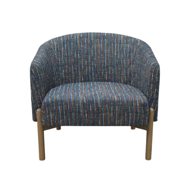 Hampton Inn Approved Commercial Chair Modern Chair for Hotel Lobby Public Area Custom Fabric Hospitality Lounge Armchair