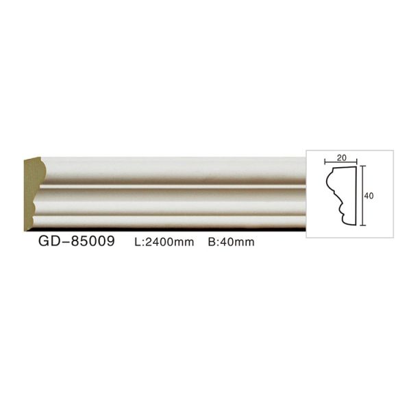 GD-85009 Eco-Friendly Urethane Foam Panel Moisture-Proof Indoor Decorative Corner Molding For Home Office